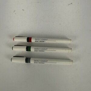 Vintage Koh-I-Noor Rapidograph Technical Pens Set of 3 Sizes .35 .60 .80 USA